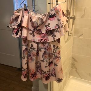 Off the shoulder dress